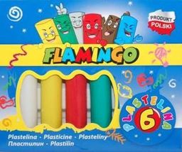 Titanum Plastelina flamingo 6 kolorów