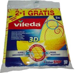Vileda Ściereczka uniwersalna 2 + 1 Gratis (144828)