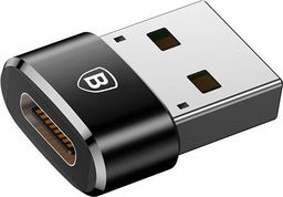 Adapter USB Baseus USB-A - USB-C Czarny (28297-uniw)