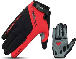 Vivo Rękawiczki rowerowe SB-05-9505B czarno-czerwone r. L (4962582)