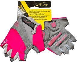 Vivo Rękawiczki rowerowe damskie SB-01-5277 różowo-szare r. M (4962402)