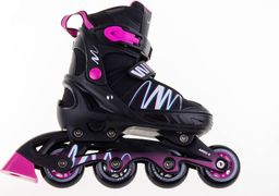 Rolki Vivo Pinky rekreacyjne regulowane czarne r. 37-40