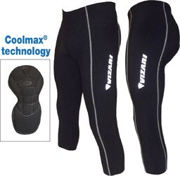 Victoria Sport Spodnie rowerowe damskie 3/4 czarne r. XS