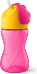 Avent Kubek ze Słomką Różowy 300 ml (SCF798/02)
