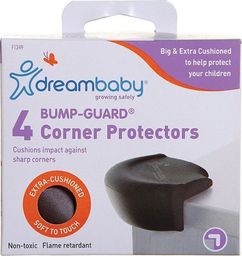 Dreambaby Zaokrąglone nakładki na narożniki brązowe