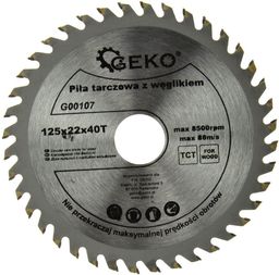 Geko tarcza do drewna 125x22x40T (G00107)