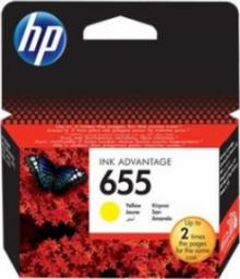 Tusz HP 655 Yellow (CZ112AE)