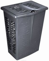 Kosz na pranie Branq Zebra 42L antracyt (BRA000056)