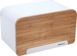 Chlebak KingHoff bambusowo-stalowy z deską do krojenia (KH-1072)