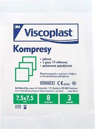 3M Kompresy gaz.jał.17 nit. 8 warstw 7.5x7.5