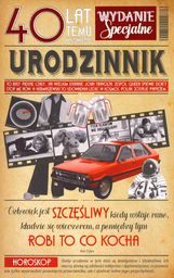 AB Card Karnet 40 Urodziny AB U46