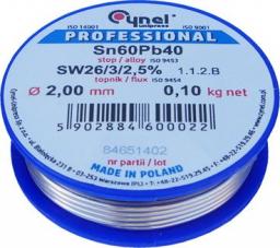 Mojeledy Cyna 2,00mm 100g SW26/3/2.5% spoiwo lutownicze (Sn60Pb40)