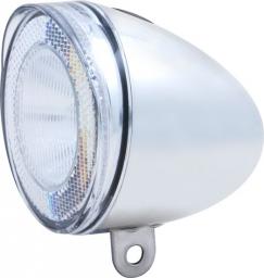 SPANNINGA Lampka przednia Swingo XB 10luxów/50 lumenów+ baterie chrom (SNG-H070017)