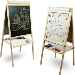 3toysm Dvipusė magnetinė piešimo lenta su popieriaus ritiniu, MPP