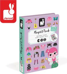 Janod Magnetyczna układanka Kostiumy Dziewczynka Magnetibook
