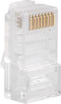 Lanberg wtyk sieciowy RJ45 (8P8C) KAT.5E UTP (100 SZT) DO LINKI I DO DRUTU