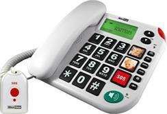 Telefon stacjonarny Maxcom KXT 481 SOS Biały 