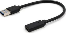 Adapter USB Gembird USB-A - USB-C Czarny (A-USB3-AMCF-01)