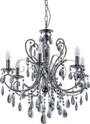 Lampa wisząca Italux Barocco retro klasyczna czarny  (MD72709-6B)