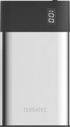 Powerbank TerraTec P80 Slim 8000mAh Czarno-srebrny