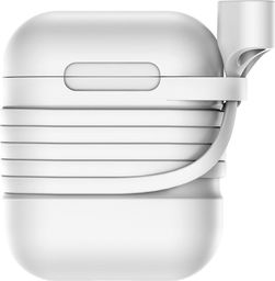 Baseus Etui ochronne do AirPods + Strap białe