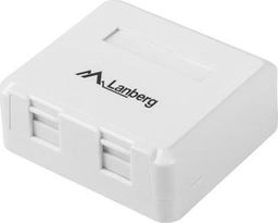 Lanberg Puszka natynkowa na dwa moduły keystone (OK1-0002-W)