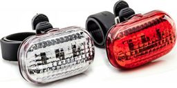 XC Light Zestaw lamp przód XC LIGHT 8003 3-diody,3-funkcje + tył 3-diody,3-funkcje