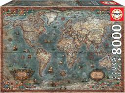 Educa Puzzle 6000 elementów Historyczna mapa świata