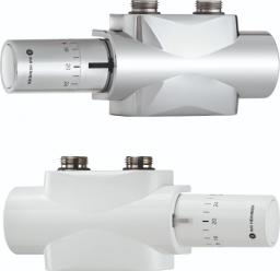 Heimeier Zestaw termostatyczny Multilux 4 głowica Halo biały (9690-27.800)