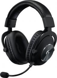 Słuchawki Logitech G Pro X Lightspeed Czarne (981-000907)