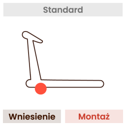  Montaż bieżni (powyżej 105 kg) 