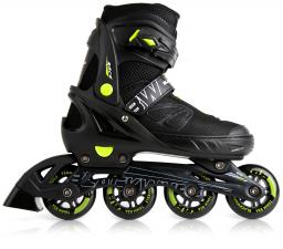 Rolki Blackwheels regulowane Sonic green-black r. 36-39