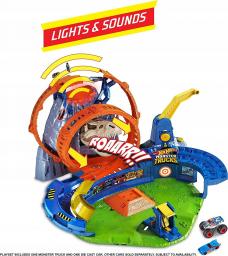 Hot Wheels Tor samochodowy Monster Trucks Wulkan  (GYL14)