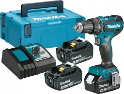 Wiertarko-wkrętarka Makita DHP485RF3J 18 V 3 x akumulator 3 Ah