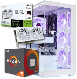 Komputer BSG Komputer BSG Raptor V50 AMD Ryzen 5 NVIDIA GeForce RTX 5060 16GB DDR4 512GB SSD Windows 11