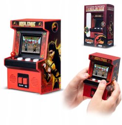 Basic Fun Mini Automat Konsola Przenośna Gra Retro Mortal Kombat Arcade Classics / 09661