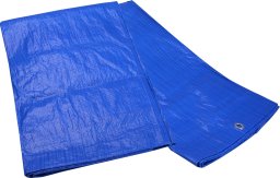 Jufisto JUFISTO Plandeka 15x20 m 50 g niebieska plandeka lekka ochrona