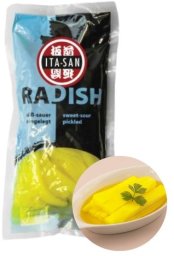 ITA-SAN Rzodkiew żółta marynowana Takuan do sushi paski piklowana chrupiąca radish 350g