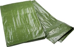 Jufisto Plandeka 10x15 m 90 g zielona plandeka ochronna ogrodowa