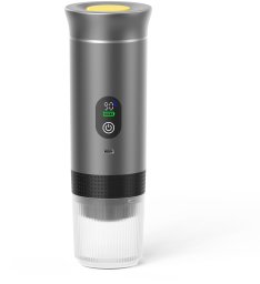Przenośny ekspres do kawy De Gusto KF-JN-02Pro 2.0m 72 W szary