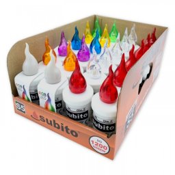 Lampki choinkowe Subito Wkłady do zniczy LED Subito S5 24 sztuki mix