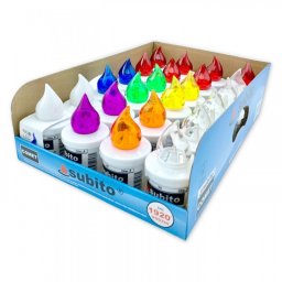 Lampki choinkowe Subito Wkłady do zniczy LED Subito Comet 24 sztuki mix