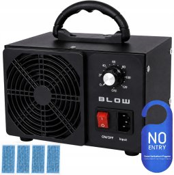 Generator ozonu Blow 67-303# Generator ozonu blow oz-04 czarny ozonator 60 000 mg/h 120w