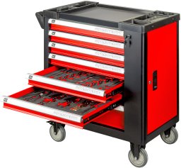 AMiO Szafka warsztatowa z zestawem narzędzi 258szt. 840x460x870mm amio-04892