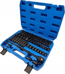 Falontech Nasadki Zestaw Nasadek Udarowych 3/8" Grzechotka Walizka 50el