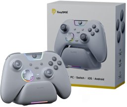 Pad EasySMX EasySMX X05Pro Pad bezprzewodowy PC/Switch/iOS/Android/Steam Deck biały + stacja dokujaca