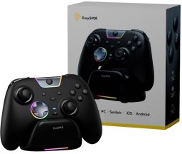 Pad EasySMX EasySMX X05Pro Pad bezprzewodowy PC/Switch/iOS/Android/Steam Deck czarny + stacja dokujaca