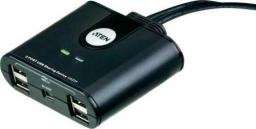 Adapter USB Aten US224-AT USB-A - 4X USB-A Czarny (US224AT)