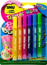 UHU Klej brokatowy Creative Glitter 6 kolorów UHU