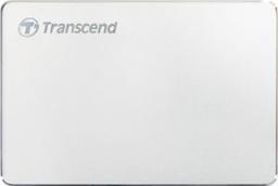 Dysk zewnętrzny HDD Transcend 25C3S 2TB Srebrny (TS2TSJ25C3S)